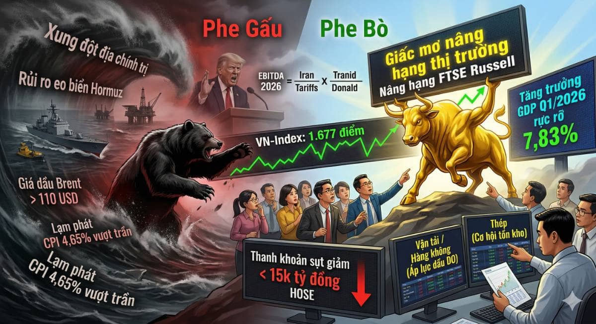 Chứng khoán Việt Nam tìm lối đi dưới bóng "thiên nga đen"