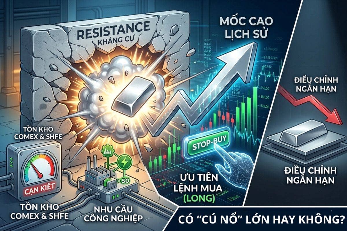 Tồn kho bạc thấp: “Cú nổ” giá sắp xảy ra?. Tồn kho bạc toàn cầu đang giảm về vùng thấp nhất nhiều năm, ...