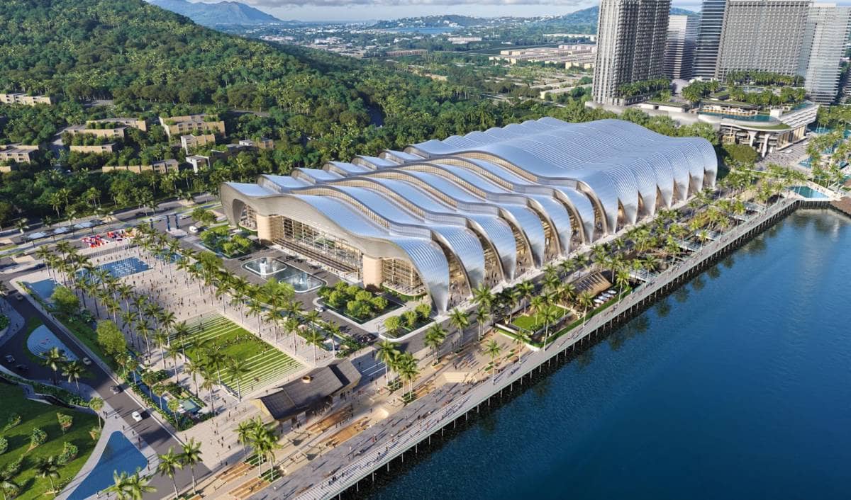 Mái thép của Trung tâm Hội nghị APEC nặng tương đương 100 máy bay Boeing