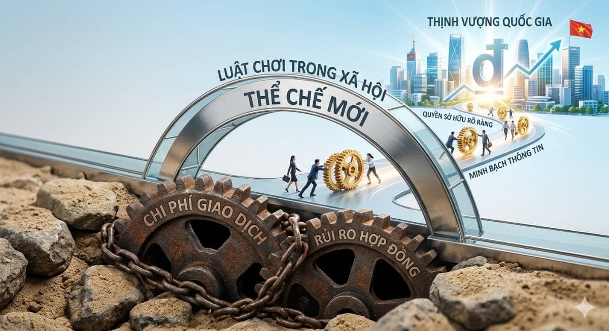 Kinh tế học Thể chế mới: Khi "Luật chơi" quyết định sự thịnh vượng của quốc gia