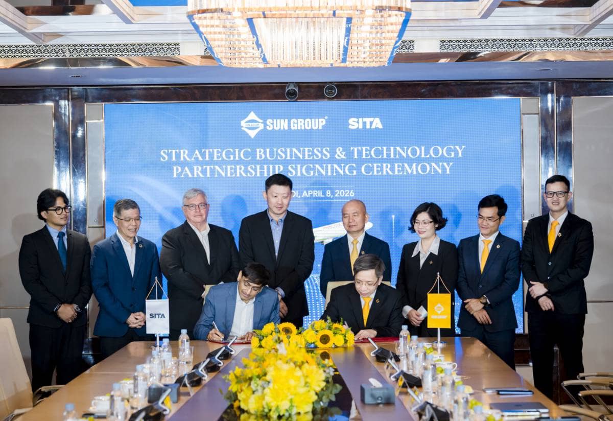 Sun Group bắt tay SITA xây nền tảng công nghệ cho hệ sinh thái hàng không - du lịch