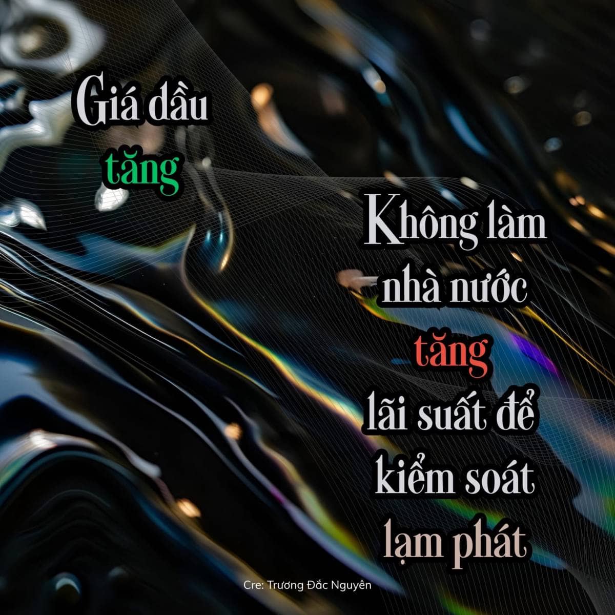 Giá dầu tăng không làm Nhà nước tăng lãi suất để kiểm soát lạm phát