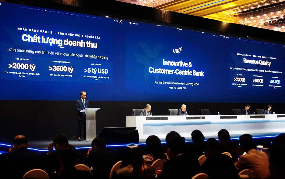 Ngân hàng đầu tiên công bố chia cổ tức tiền mặt năm 2026