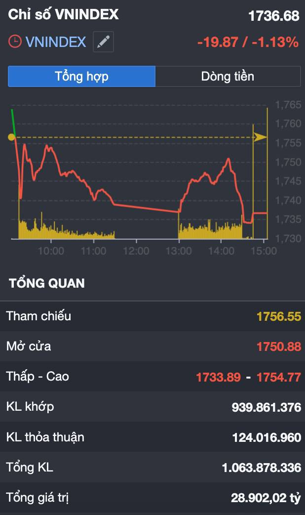 VN-Index giảm gần 20 điểm ngay sau siêu sóng - “rũ bỏ lành mạnh” hay tín hiệu đảo chiều sớm?