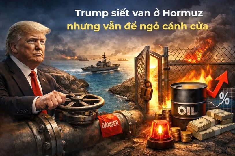 Eo biển chưa khóa hẳn, nhưng thị trường đã bắt đầu nghẹt thở