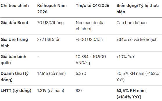 Báo cáo phân tích: DCM 2026 – Vị Thế Chiến Lược Và Khả Năng Bứt Phá Kế Hoạch Lợi Nhuận Trước Biến Động Vĩ Mô Tại Trung Đông