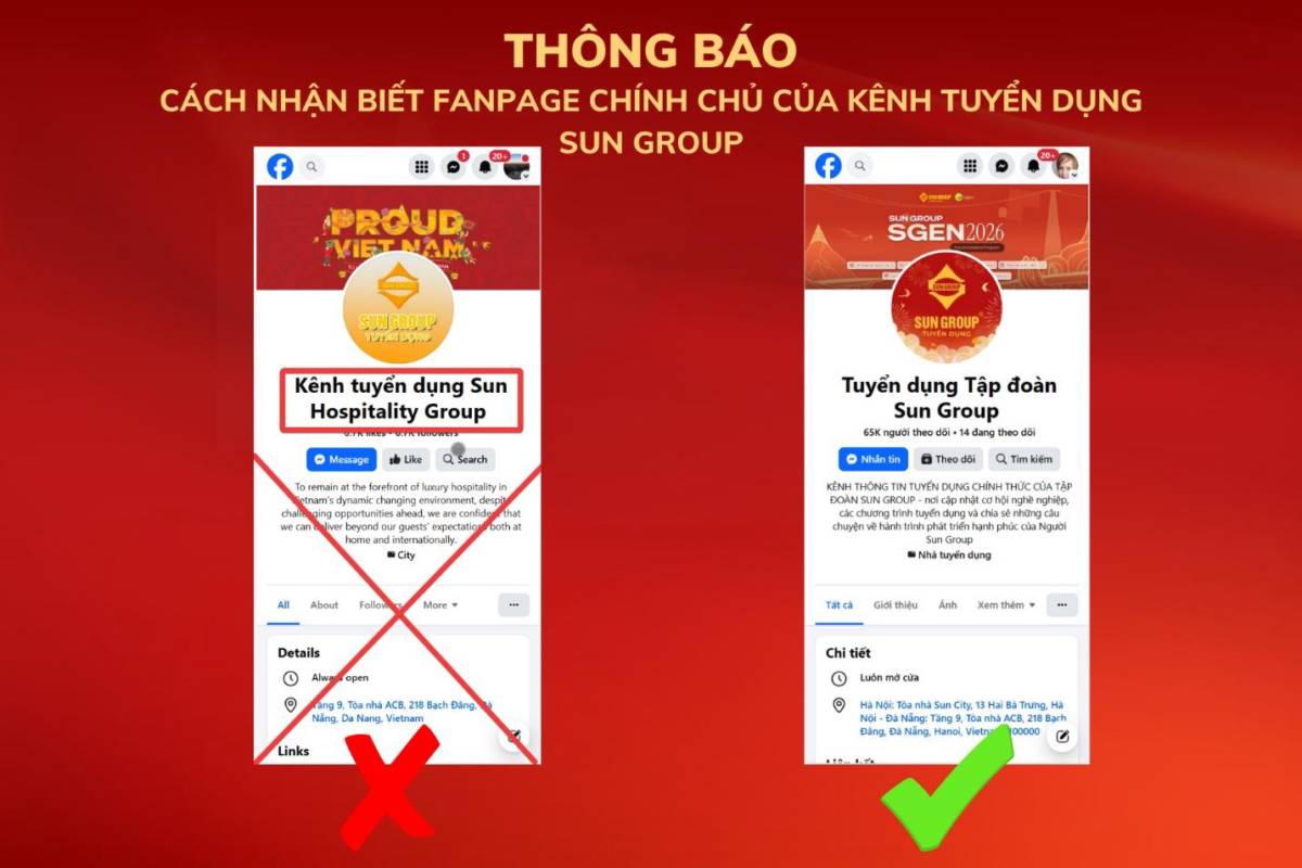 Sun Group cảnh báo thủ đoạn mạo danh thương hiệu du lịch, tuyển dụng