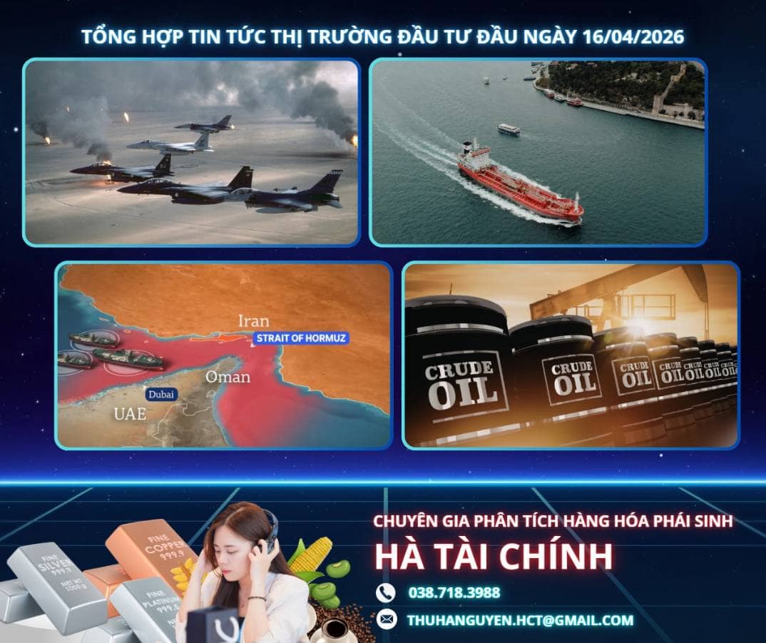 Tổng hợp thị trường đầu tư – đầu ngày 16/04/2026