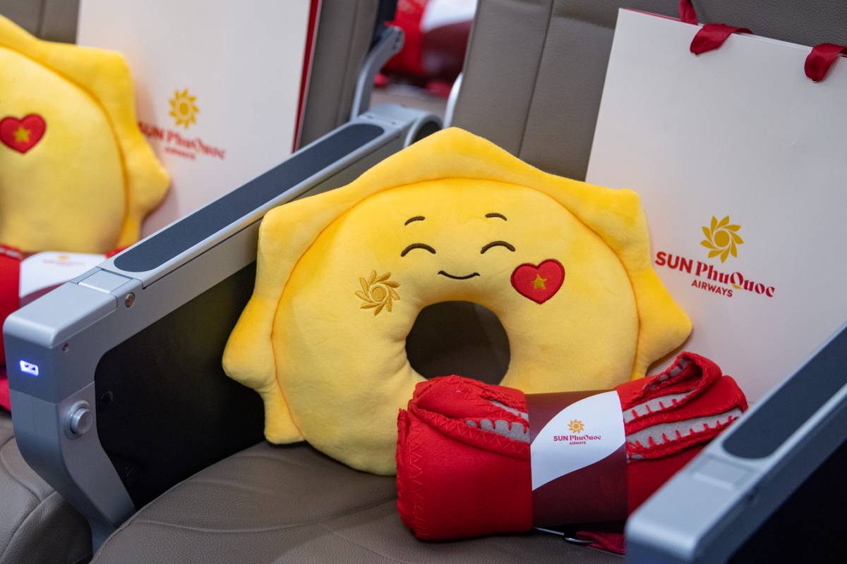 Khai trương đường bay quốc tế thứ hai, Sun PhuQuoc Airways đưa gần 230 khách từ Hàn Quốc đến Phú Quốc