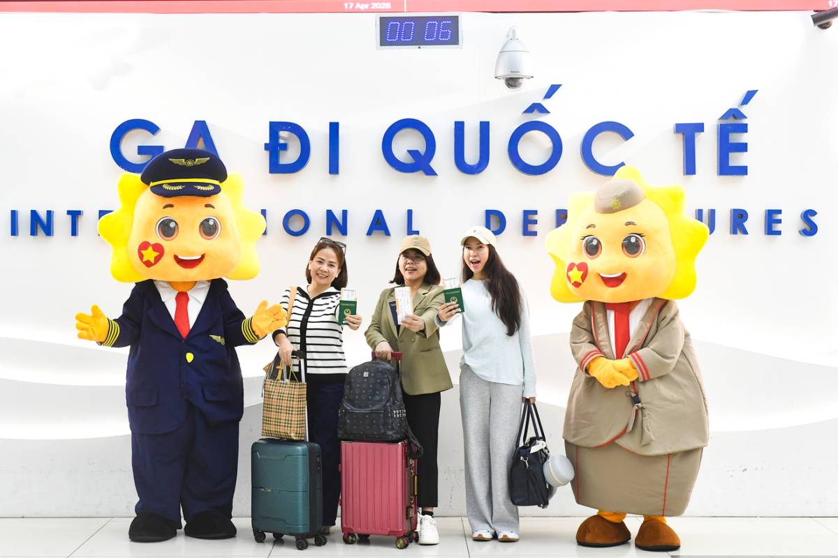 Khai trương đường bay quốc tế thứ hai, Sun PhuQuoc Airways đưa gần 230 khách từ Hàn Quốc đến Phú Quốc