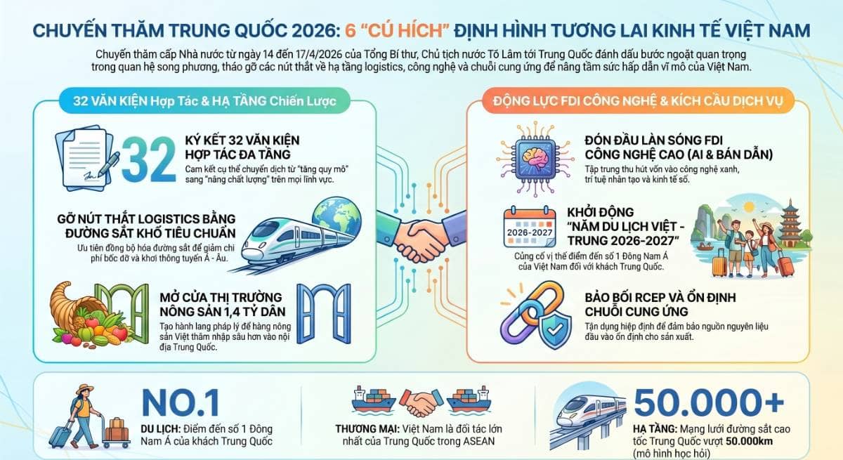 Chuyến thăm Trung Quốc của Tổng Bí thư, Chủ tịch nước Tô Lâm – Cánh cửa mở ra kỷ nguyên mới