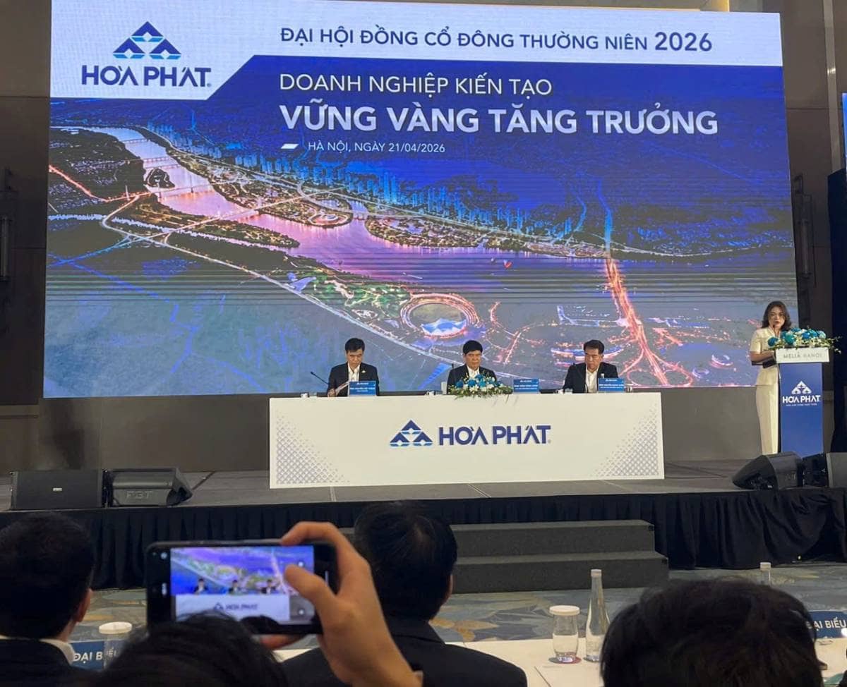 Hòa Phát bước vào pha tăng trưởng mới. Đại hội đồng cổ đông thường niên 2026 của Tập đoàn Hòa Phát (HPG)  ...