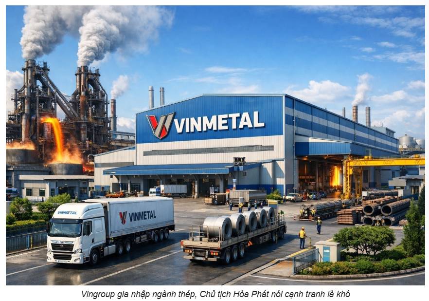 Cạnh tranh ngành thép nóng lên khi Vingroup gia nhập