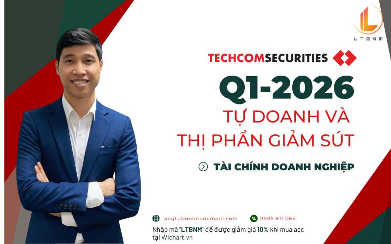 TCX: Q1-2026 – Tự doanh và thị phần giảm sút