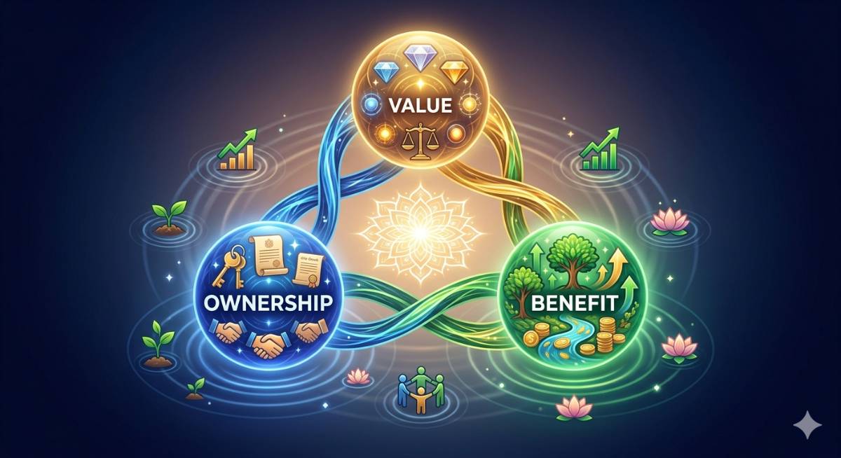 Sở hữu – Giá trị – Lợi ích: Mô hình tam hợp và kết quả khi ba nhân tố đạt trạng thái hài hòa