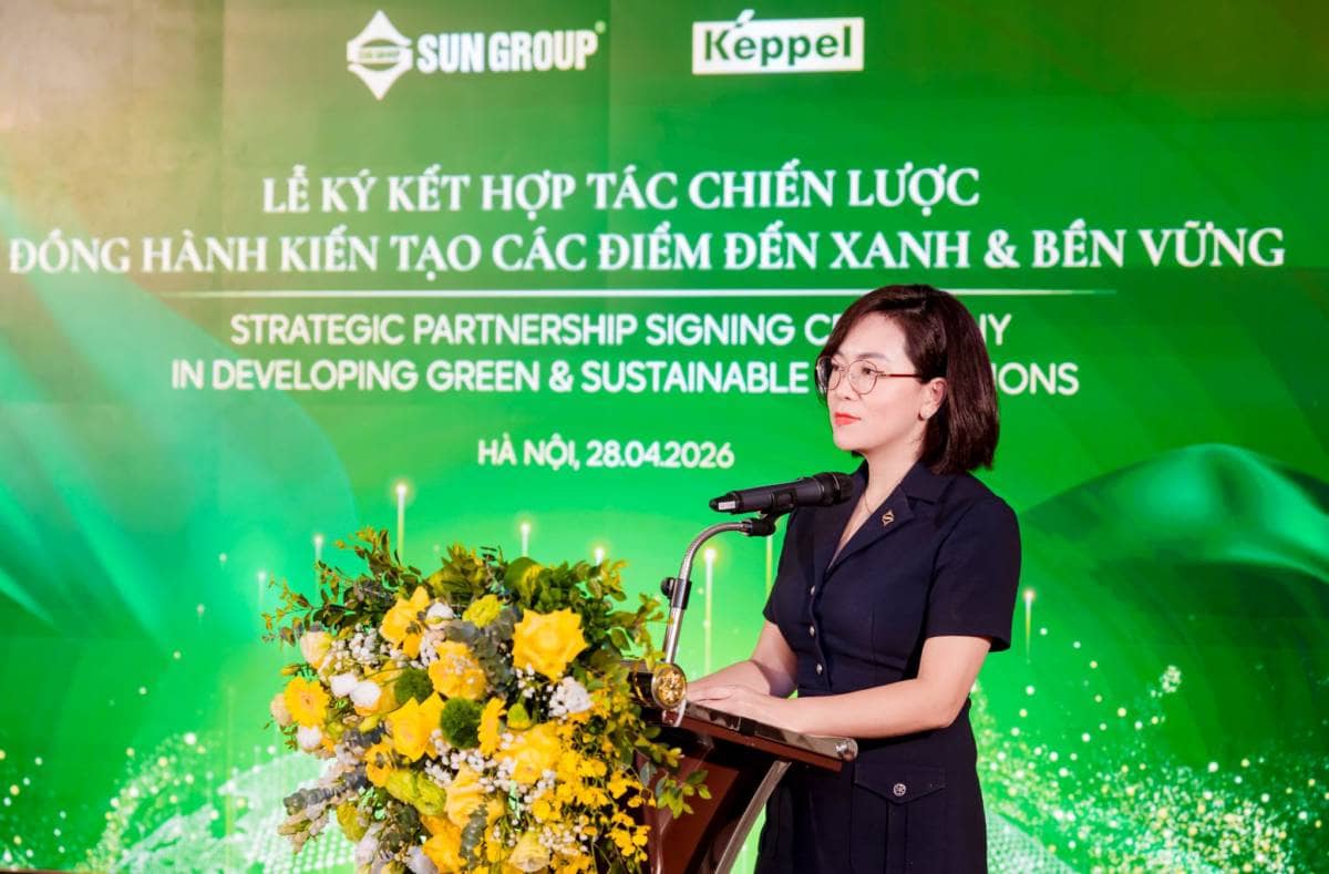 Sun Group bắt tay Keppel, kiến tạo hệ sinh thái điểm đến xanh chuẩn quốc tế