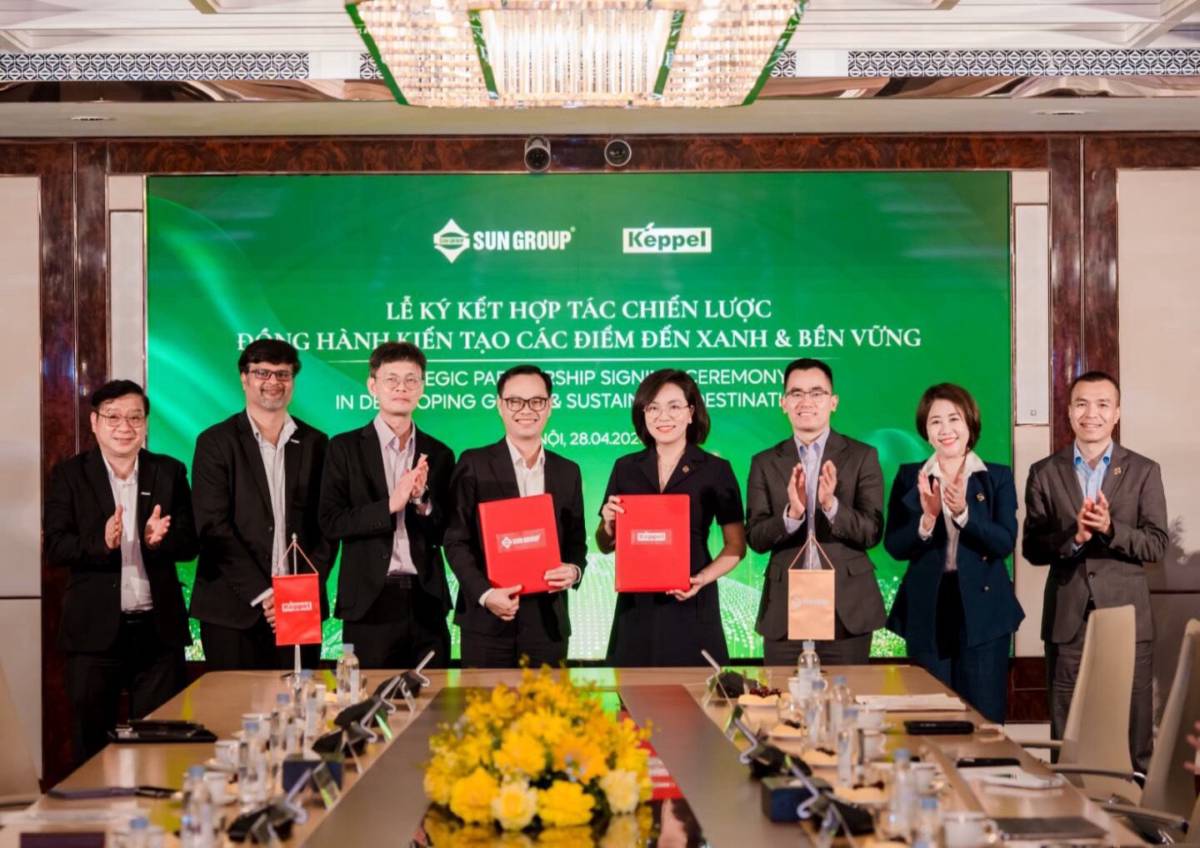 Sun Group bắt tay Keppel, kiến tạo hệ sinh thái điểm đến xanh chuẩn quốc tế