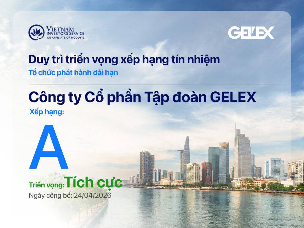 Quý 1/2026: GELEX lãi 806 tỷ đồng, tăng 24,9% so với cùng kỳ