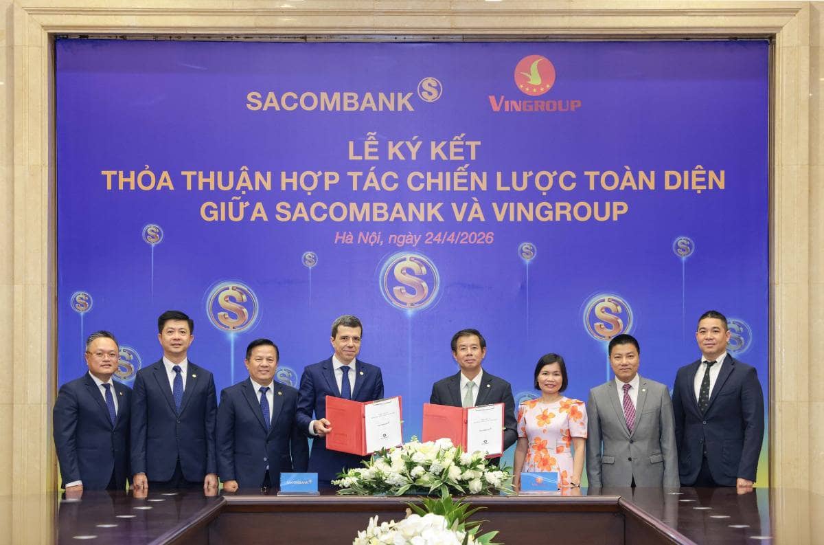 Sacombank và Vingroup bắt tay hợp tác – câu chuyện không chỉ dừng lại ở một thỏa thuận