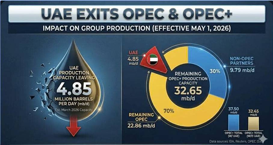 UAE Rời OPEC, Petrodollar Rạn Nứt: Vàng Đang Gửi Tín Hiệu Lớn Nhất Trong 50 Năm?