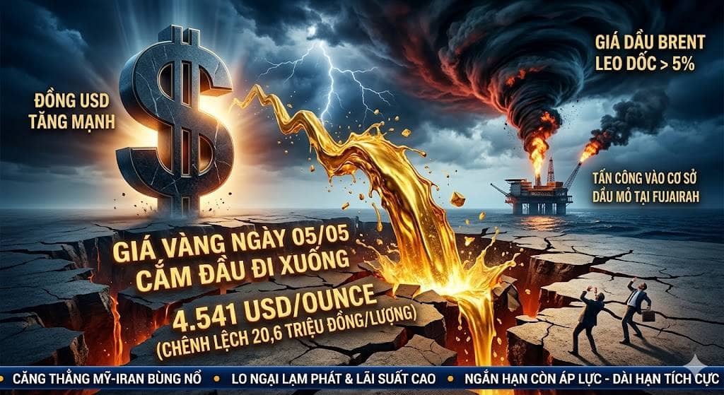 Tâm điểm tuần mới: Vàng chờ đợi dữ liệu việc làm từ Mỹ giữa bão giá dầu
