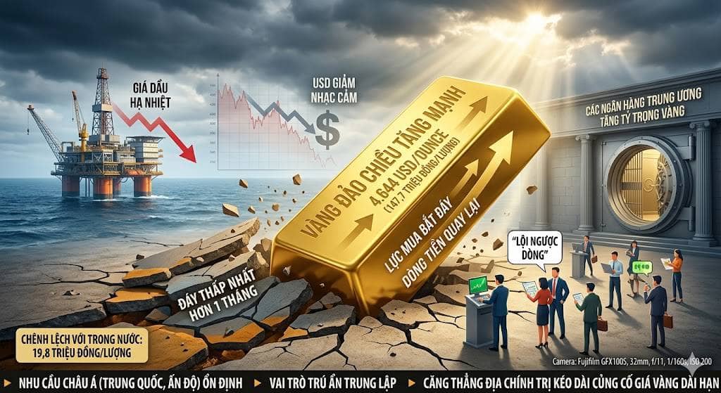 Giá vàng "lội ngược dòng": Đã đến lúc nhà đầu tư cá nhân quay trở lại cuộc chơi?
