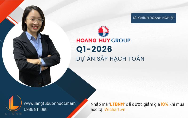 TCH Q1-2026: Dự án sắp hạch toán