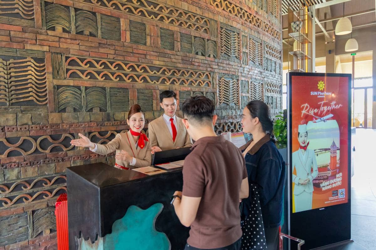 Quyền lợi đặc biệt: hành khách Sun PhuQuoc Airways được check-in chuyến bay ngay tại khách sạn