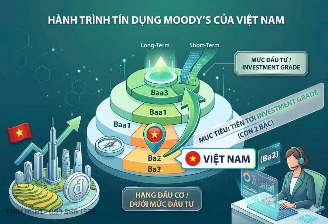 Điểm cộng từ moody’s và lộ trình thăng tiến của thị trường Việt Nam!