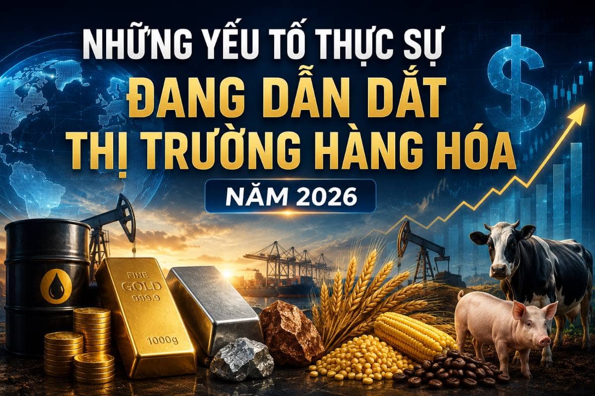 Những yếu tố thực sự đang dẫn dắt thị trường hàng hóa năm 2026