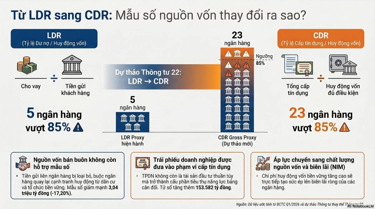 Cổ phiếu ngân hàng sắp rơi vào vùng báo động nguy hiểm!
