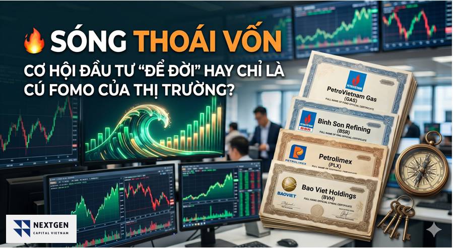 🔥 SÓNG THOÁI VỐN: CƠ HỘI ĐẦU TƯ “ĐỂ ĐỜI” HAY CHỈ LÀ CÚ FOMO CỦA THỊ TRƯỜNG?. BVH, GAS, BSR đồng loạt  ...