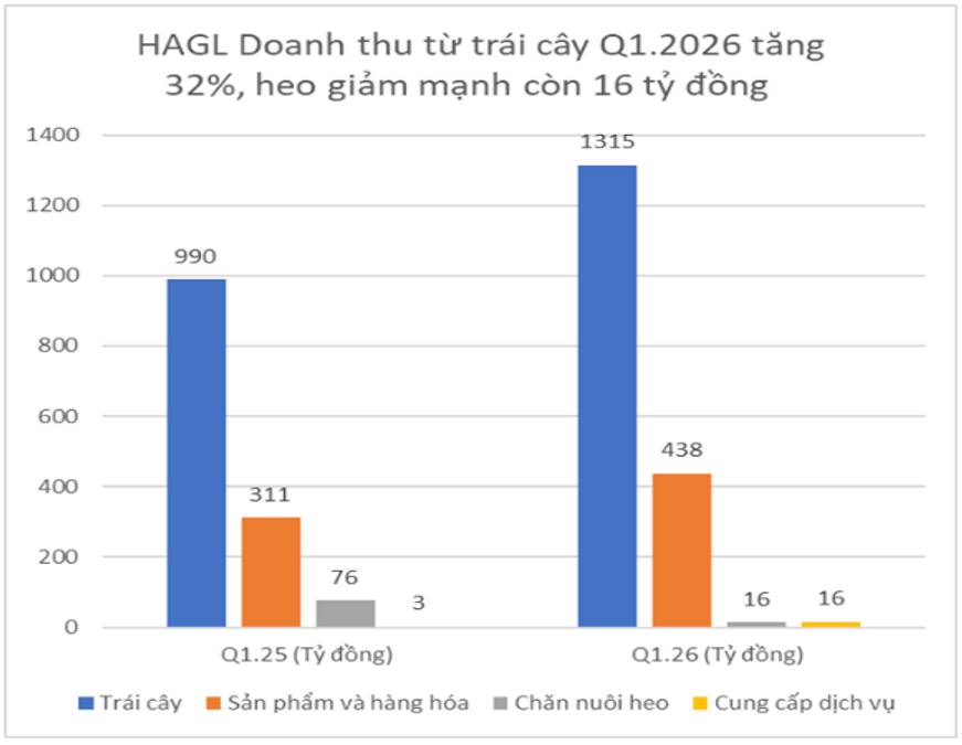 HAG Q1-2026: Lãi đột biến nhờ hoàn nhập chi phí
