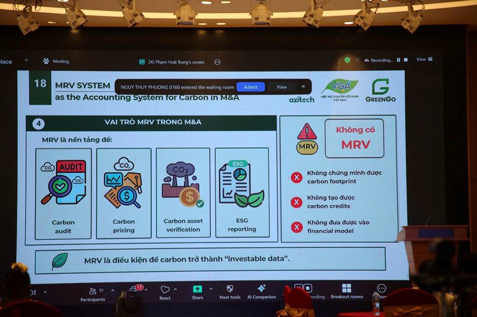 CHUYỂN ĐỔI XANH ĐÃ CHUYỂN TỪ “ĐIỂM CỘNG” THÀNH TIÊU CHÍ BẮT BUỘC ĐỂ ĐƯỢC THAM GIA VÀO THỊ TRƯỜNG M&A.  ...