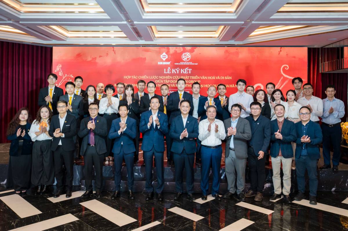 Đại Học Quốc Gia Hà Nội đồng hành cùng tập đoàn Sun Group trong nghiên cứu phát triển văn hóa và di sản Việt Nam
