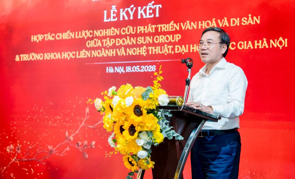 Đại Học Quốc Gia Hà Nội đồng hành cùng tập đoàn Sun Group trong nghiên cứu phát triển văn hóa và di sản Việt Nam