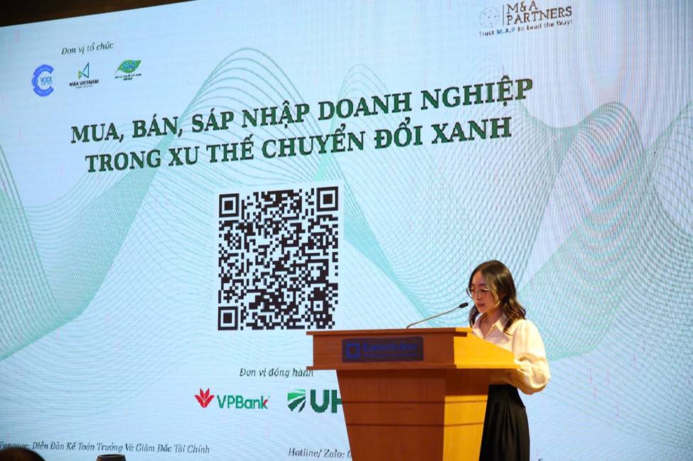 CHUYỂN ĐỔI XANH ĐÃ CHUYỂN TỪ “ĐIỂM CỘNG” THÀNH TIÊU CHÍ BẮT BUỘC ĐỂ ĐƯỢC THAM GIA VÀO THỊ TRƯỜNG M&A.  ...