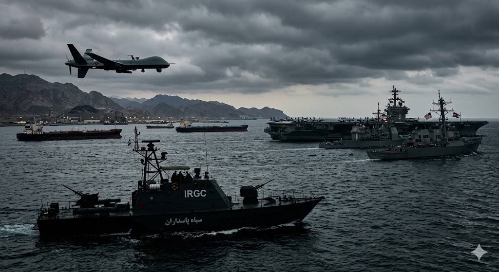 Eo biển Hormuz "dậy sóng": Mỹ áp lệnh trừng phạt, Iran đáp trả bằng tên lửa làm lung lay thỏa thuận ngừng bắn