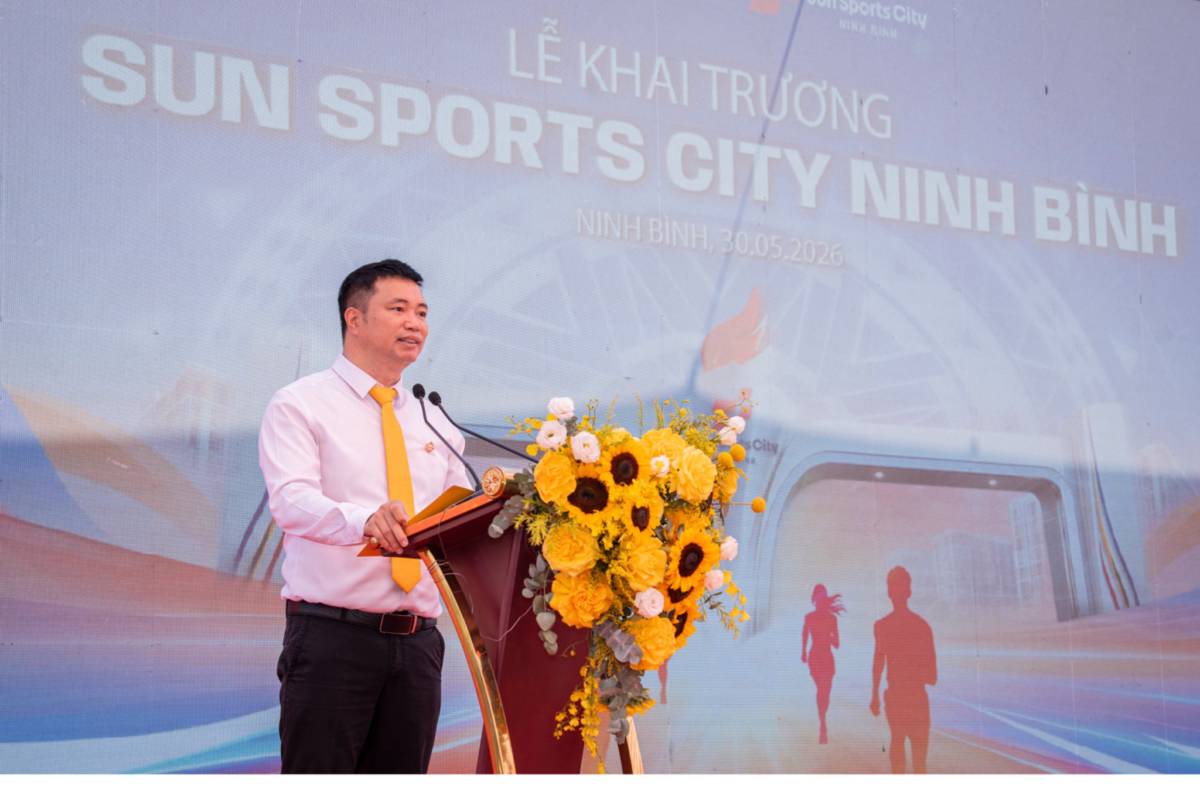 Ninh Bình chính thức có Công viên Thể thao đa năng quy mô hàng đầu Việt Nam do Sun Group đầu tư