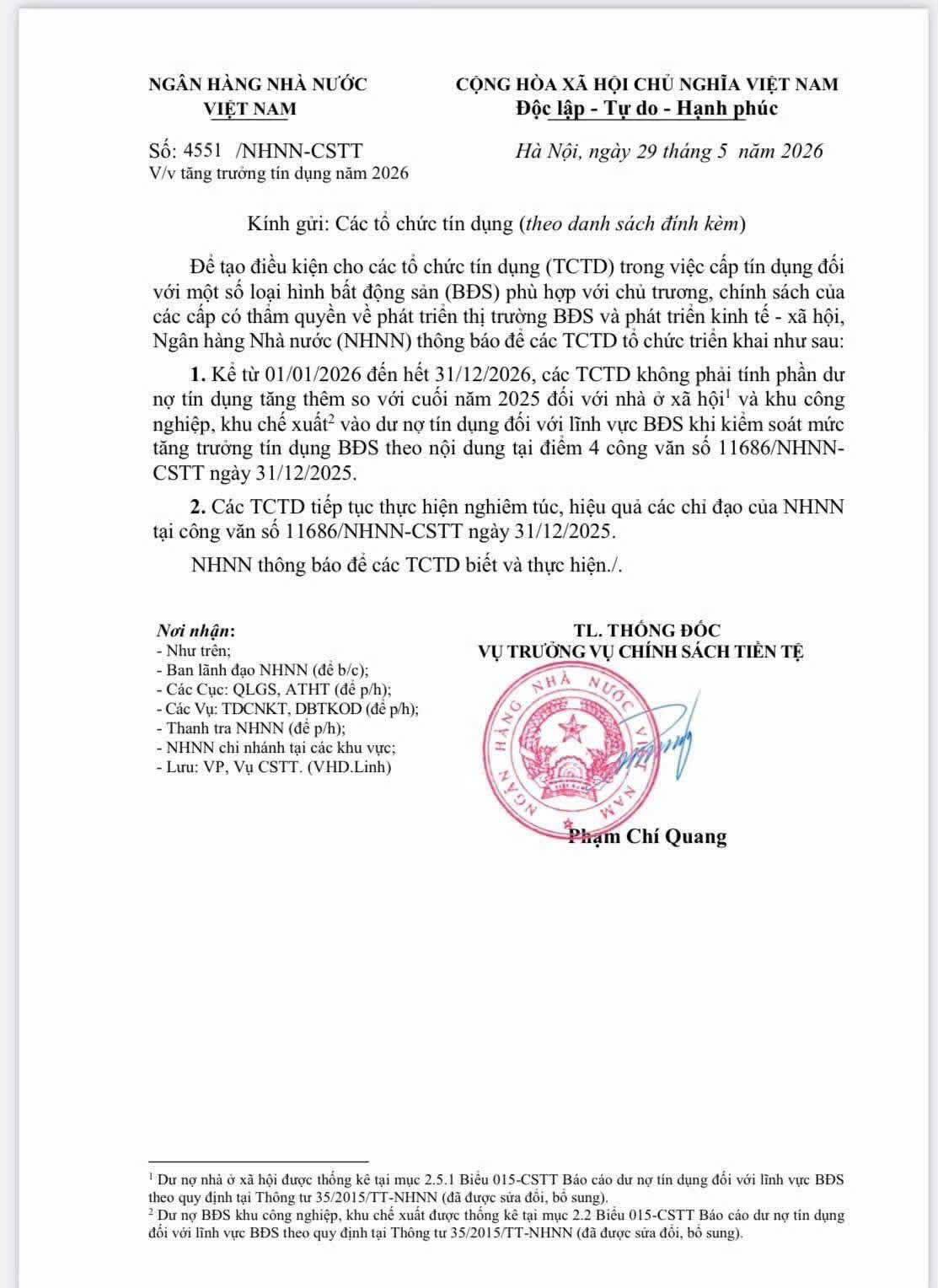 Sự thật sau Công văn 4551: NHNN có thực sự nới BĐS ?