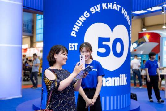 Trải nghiệm đa giác quan giúp gian hàng Vinamilk trở thành tâm điểm triển lãm sữa 2026 