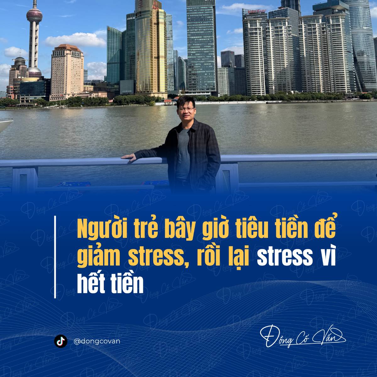 Người trẻ bây giờ tiêu tiền để giảm stress, rồi lại stress vì hết tiền