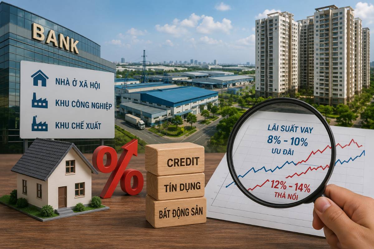 Vì sao cổ phiếu bất động sản vẫn giảm dù có tin nới room tín dụng?