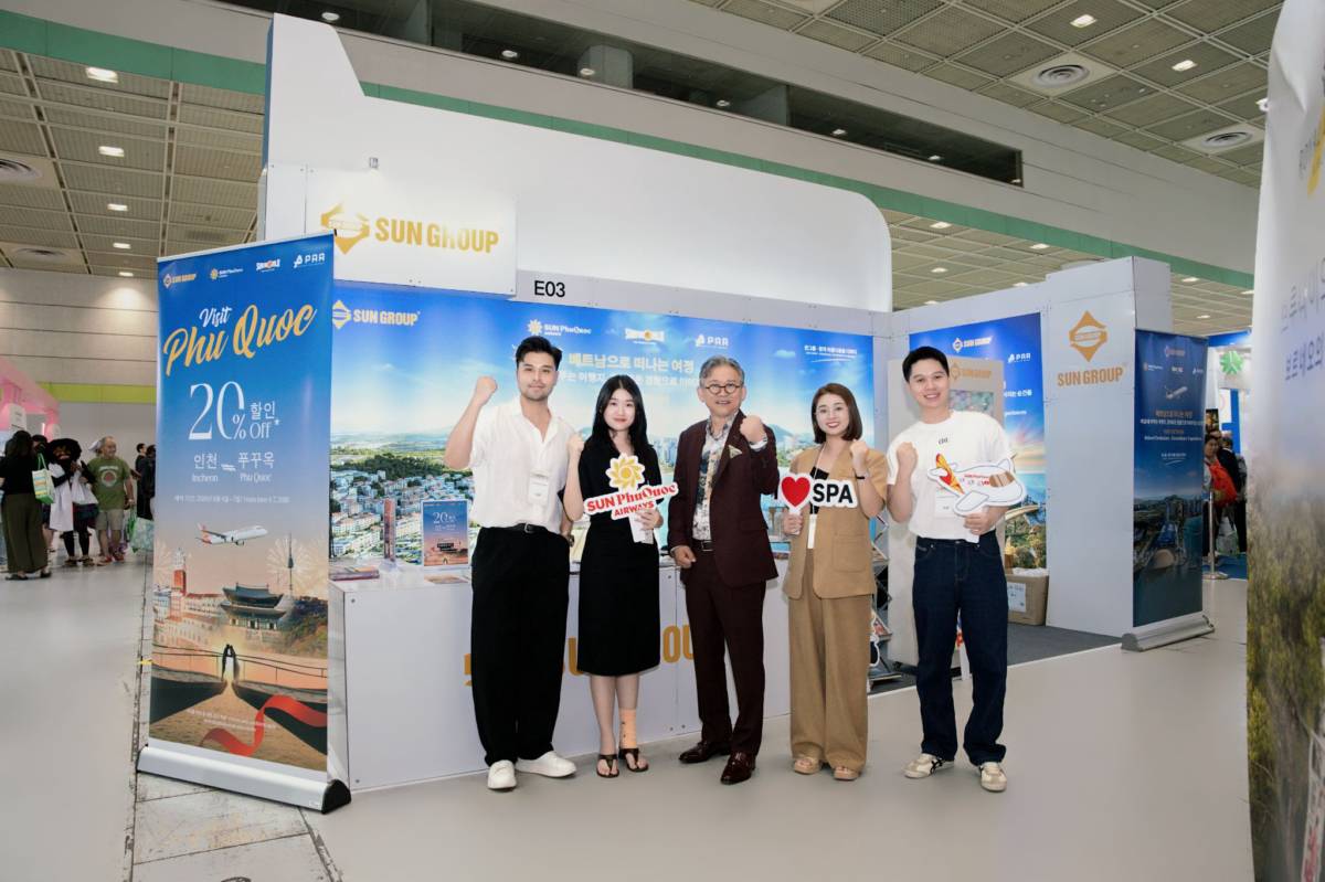 Sun Group “gây sốt” trong lần đầu chính thức ra mắt tại thị trường Hàn Quốc