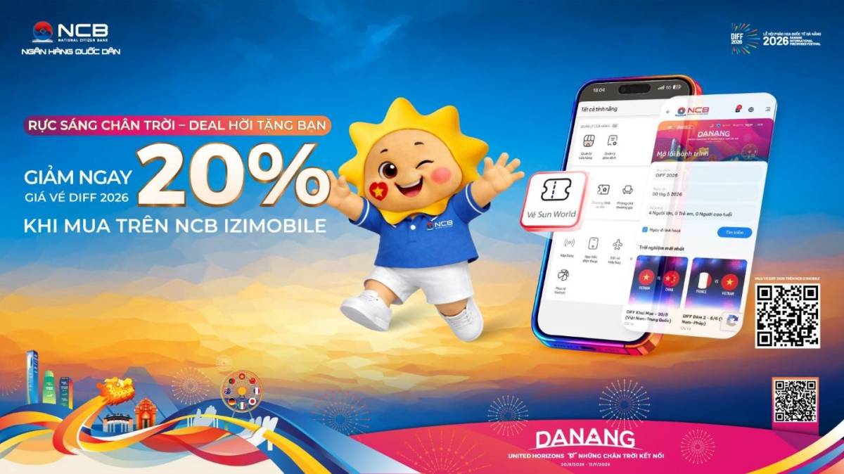 Mở NCB iziMobile, nhận ngay đặc quyền xem World Cup và loạt ưu đãi du lịch – giải trí hấp dẫn