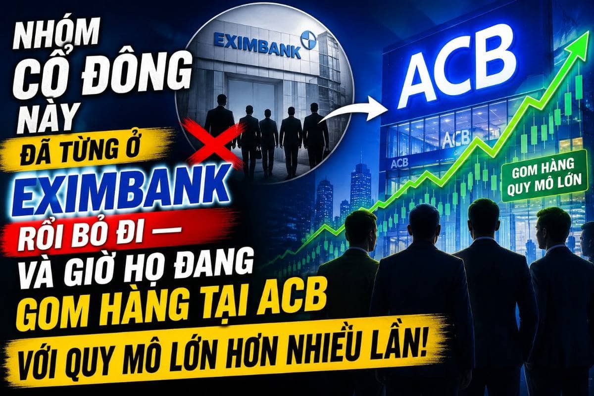 Nhóm cổ đông này đã từng ở Eximbank, rồi bỏ đi — và giờ họ đang gom hàng tại ACB với quy mô lớn hơn  ...