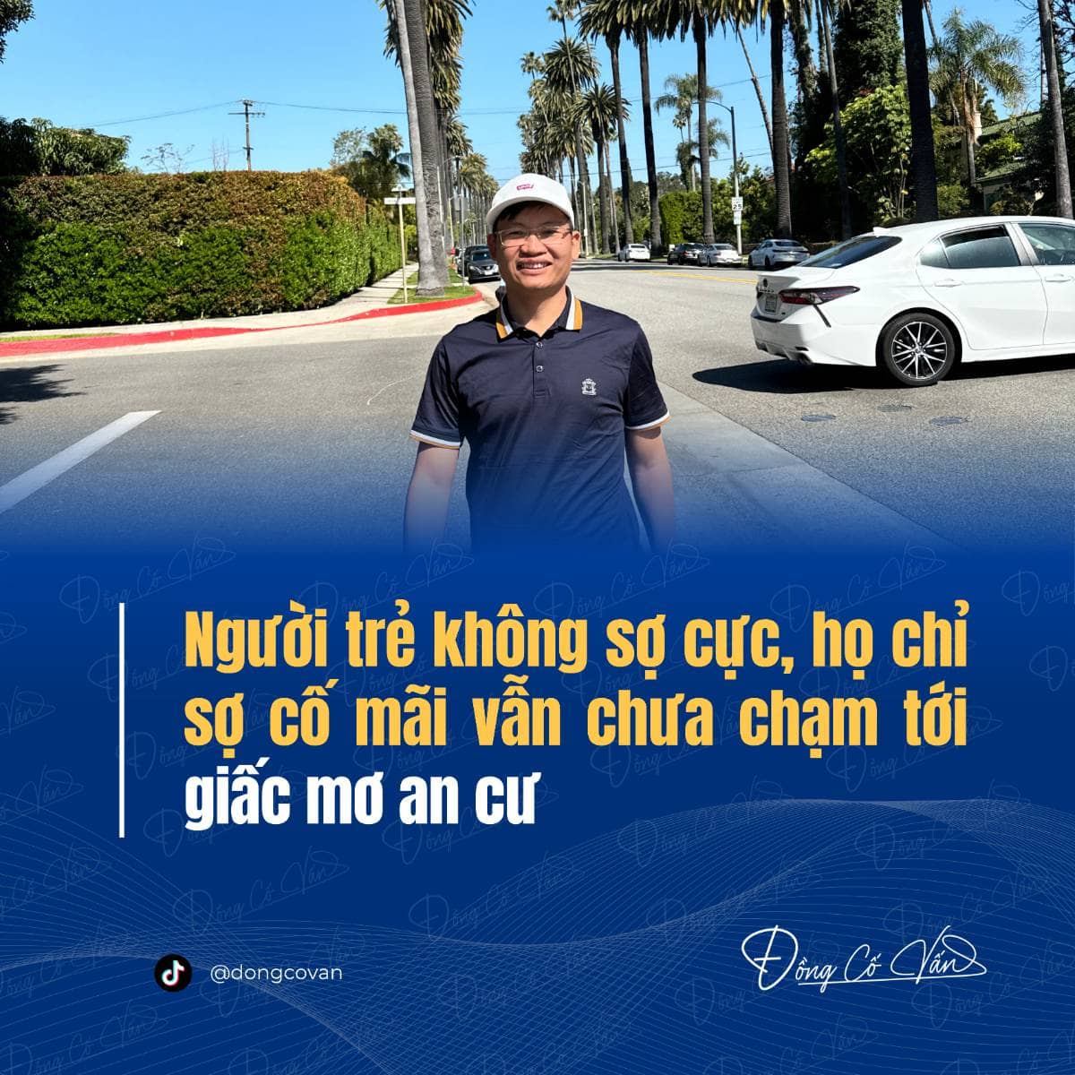 Người trẻ không sợ cực… họ chỉ sợ cố mãi vẫn chưa chạm tới giấc mơ an cư.. Tôi nghĩ nhiều người đang  ...