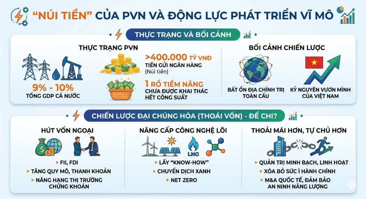 PVN - Tiền nhiều để làm gì?