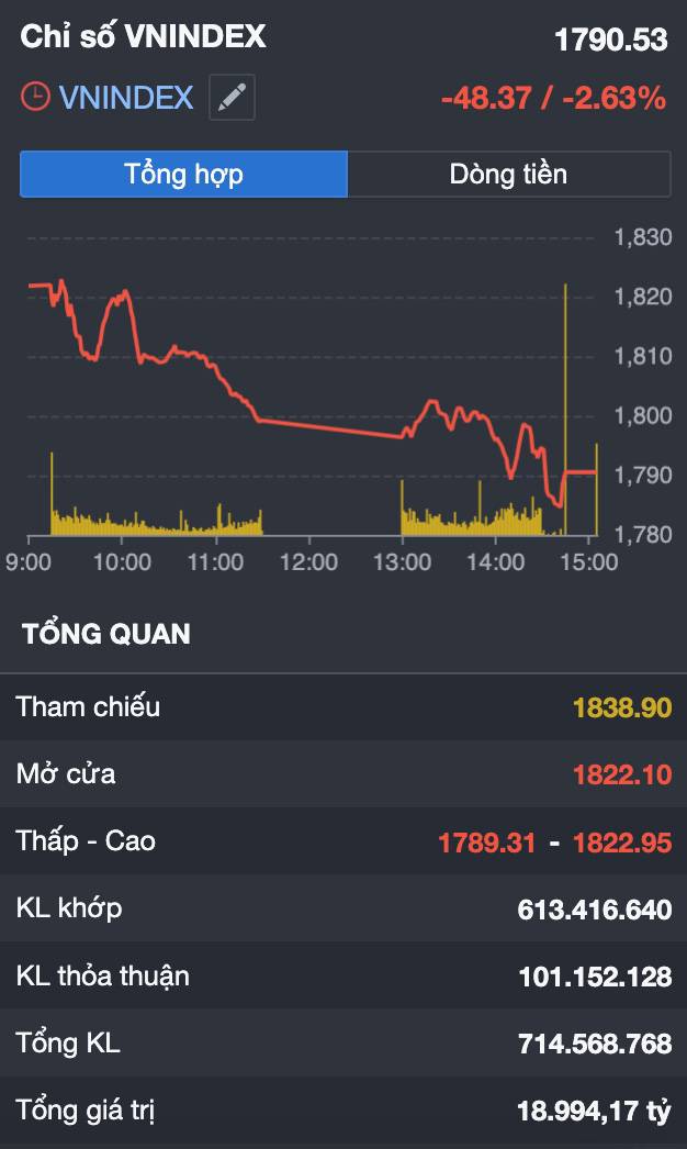 Thủng 1.800 điểm: Dòng tiền đang tháo chạy hay thị trường đang tạo cơ hội lớn nhất năm 2026?