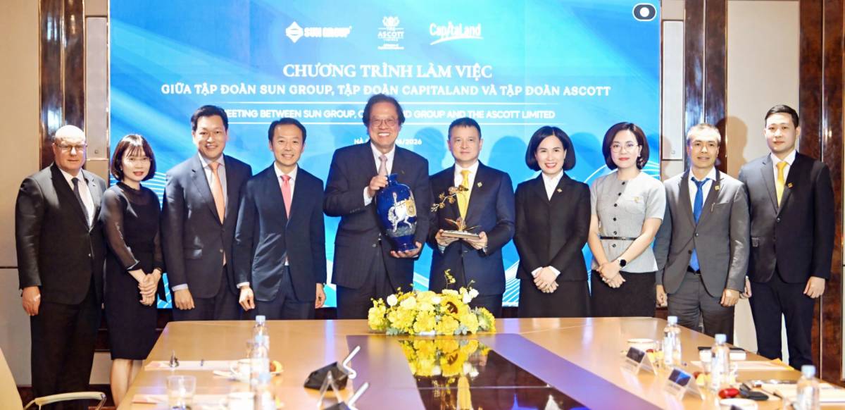 Sun Group thổi bùng sức sống Nam Đảo với các thương hiệu lưu trú từ Singapore: The Ascott, lyf và Harris